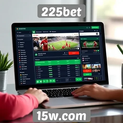 Análise da interface do usuário do site 225bet